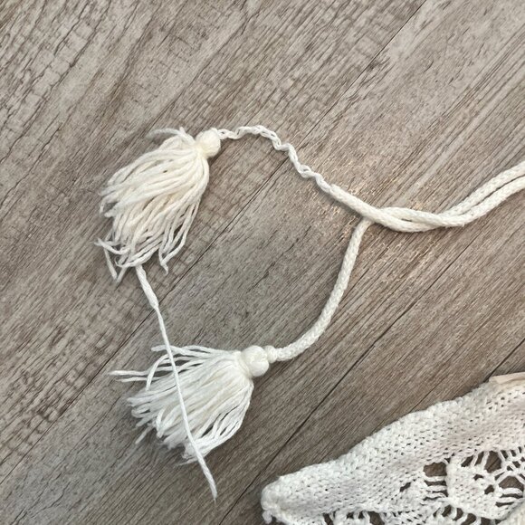 Womens Crochet Swim Coverup - M - Picture 4 of 7